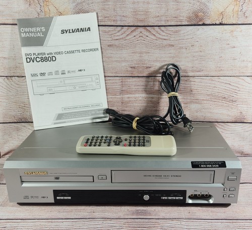 Sylvania dvc880d dvd - sylvania, vcr